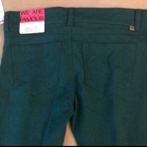 New Teal Almost Famous Skinny Jean Pant